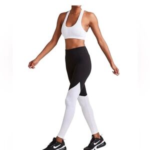 Alala Black and White Performance Leggings